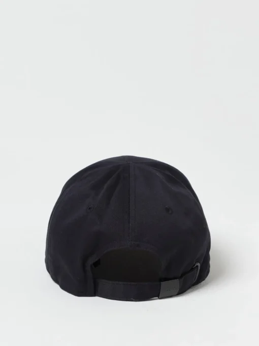 Cappello C.P. Company in canvas di cotone con logo ricamato