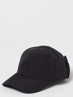 Cappello C.P. Company in nylon con logo ricamato e lenti