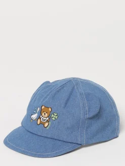 Cappello da baseball con logo Teddy Moschino