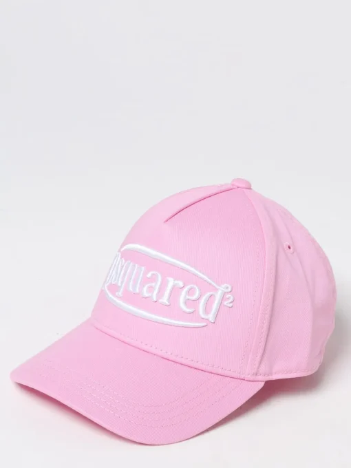 Cappello Dsquared2 in cotone con logo ricamato