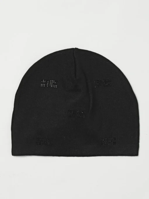 Cappello Elisabetta Franchi La Mia Bambina in maglia con strass