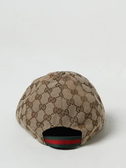 Cappello Gucci in misto cotone con monogram GG jacquard