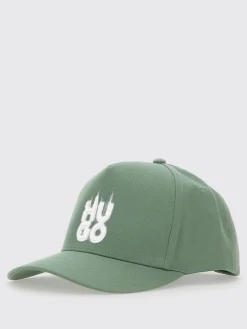 Cappello Hugo in cotone con stampa logo