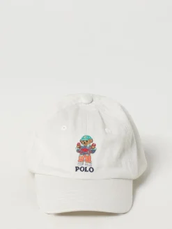 Cappello Polo Ralph Lauren in cotone con logo ricamato