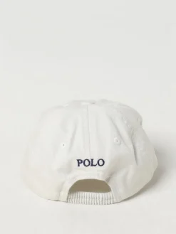 Cappello Polo Ralph Lauren in cotone con logo ricamato