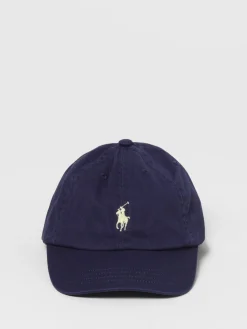 Cappello Polo Ralph Lauren in cotone con logo ricamato