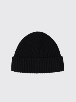 Cappello Stone Island in lana vergine a coste