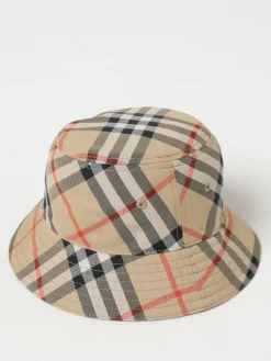 Cappello Vintage Check Burberry in misto cotone stampato