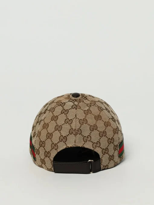 Cappello Web Gucci in tessuto GG Supreme jacquard