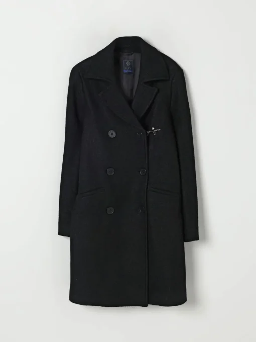 Cappotto a doppiopetto in misto lana vergine Fay Junior