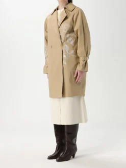Cappotto a vestaglia in misto cotone Twinset - Actitude
