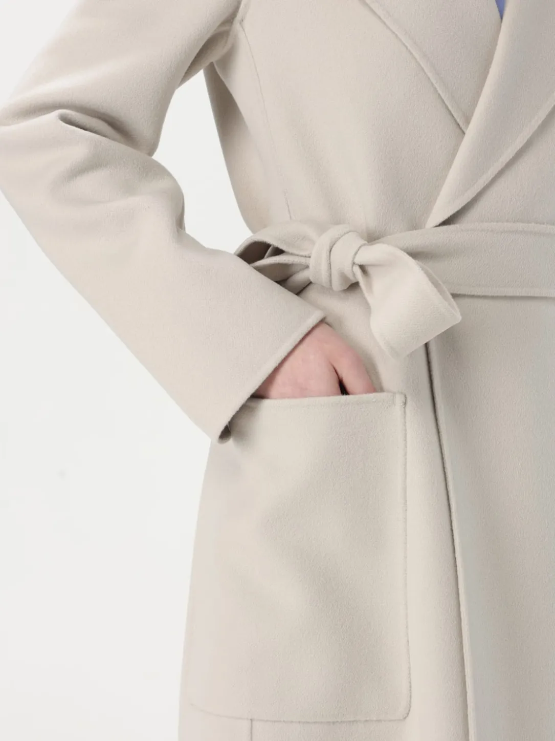 Cappotto a vestaglia 's Max Mara in lana vergine