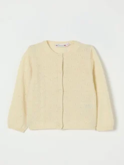 Cardigan a girocollo in lana di Alpaca Bonpoint
