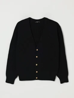 Cardigan in maglia a coste Balmain