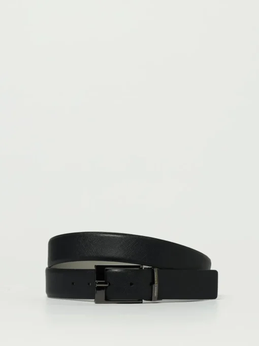 Cintura Armani Exchange reversibile in pelle
