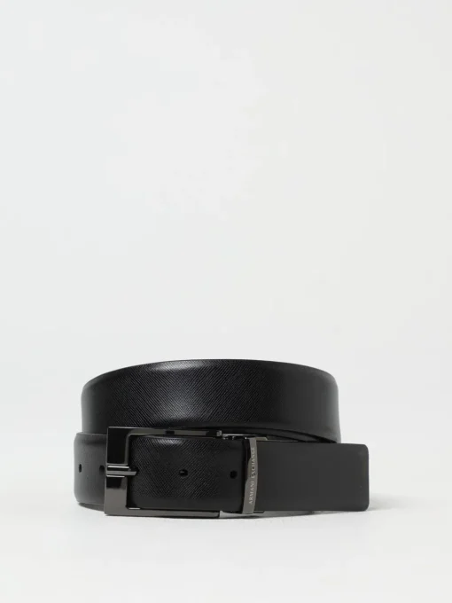 Cintura Armani Exchange reversibile in pelle