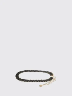 Cintura Rabanne in pelle e metallo