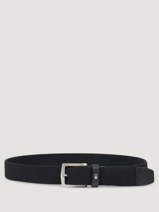 Cintura Tommy Hilfiger in tessuto stretch intrecciato