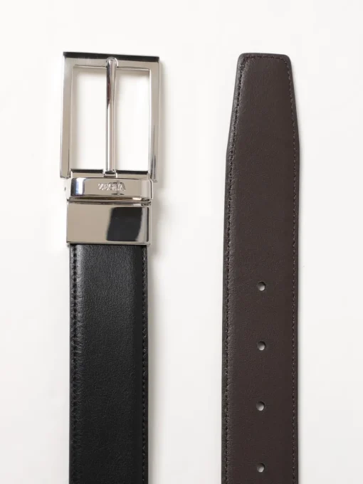Cintura Zegna reversibile in pelle