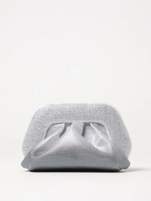 Clutch Gea Themoirè in pelle vegana con strass