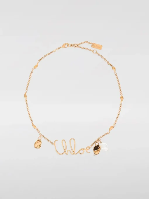 Collana Chloè in ottone con mini ciondoli