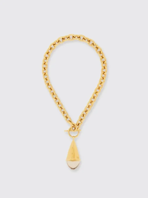 Collana Prism Chloé in ottone con ciondolo