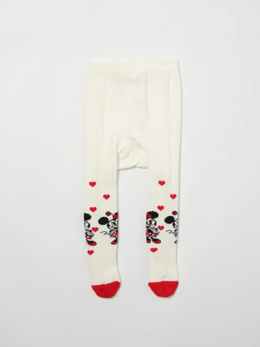 Collant Monnalisa in cotone stretch jacquard