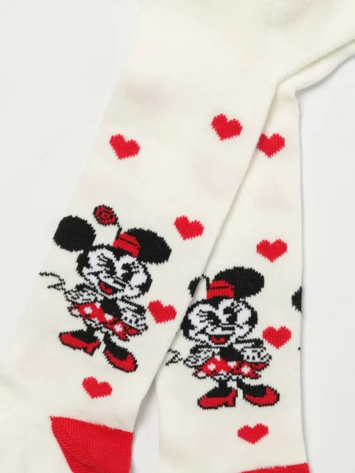 Collant Monnalisa in cotone stretch jacquard