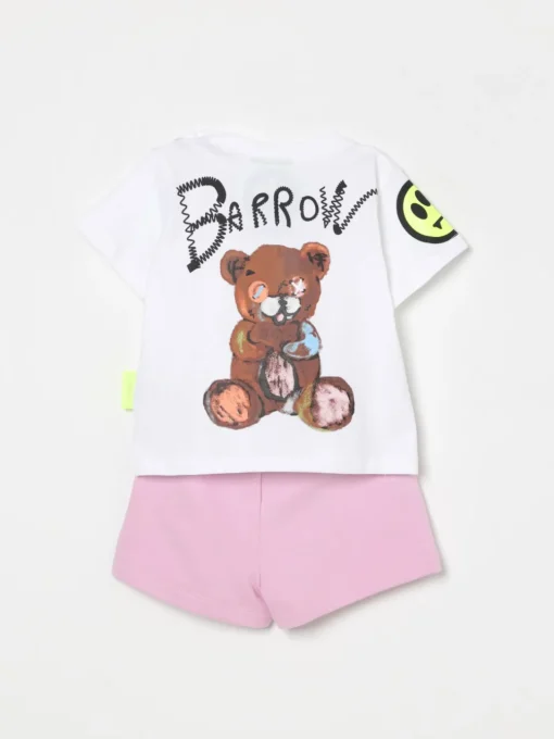 Coordinato in cotone con stampa Bear Barrow Kids