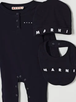 Coordinato in cotone con logo Marni
