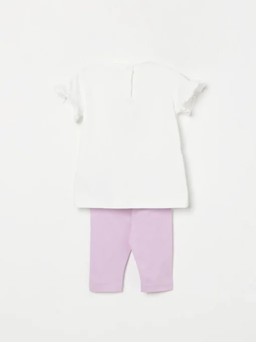 Coordinato in cotone con logo Liu Jo