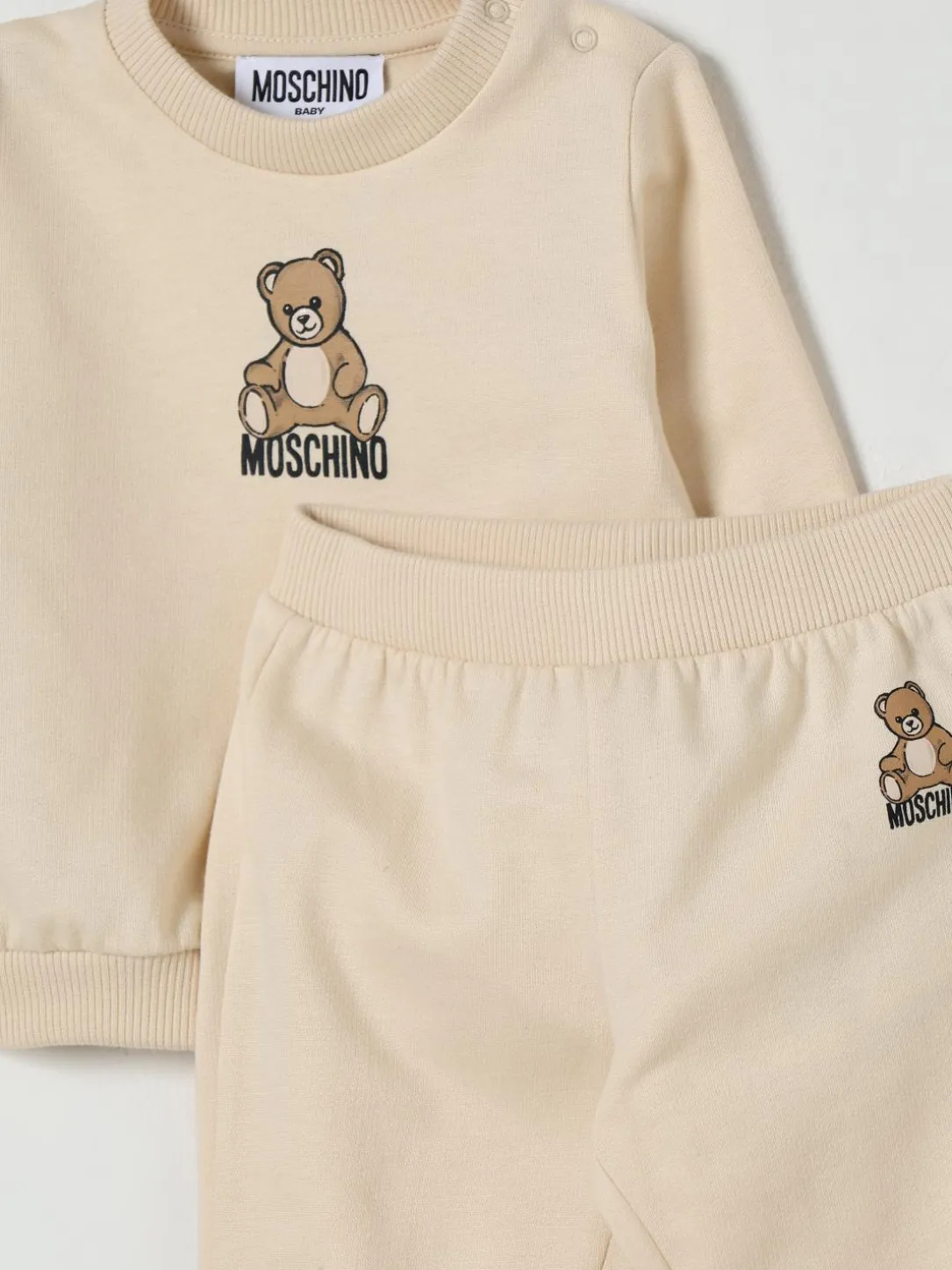 Coordinato in cotone Teddy Moschino
