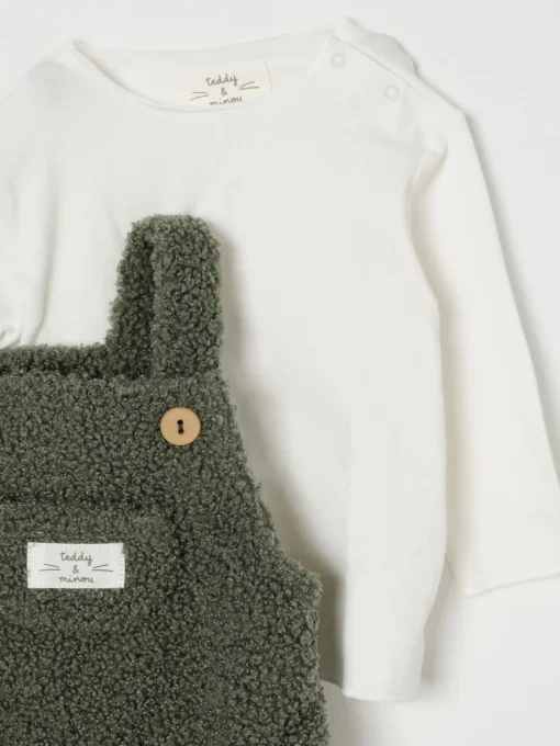 Coordinato in tessuto teddy Teddy & Minou