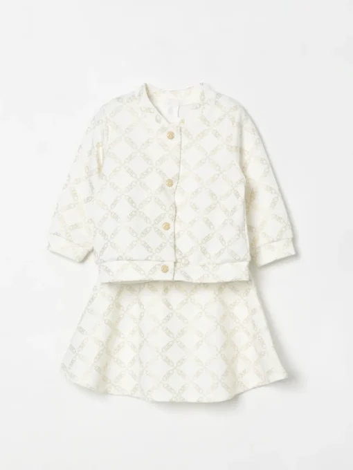 Coordinato in viscosa Michael Kors con logo all-over