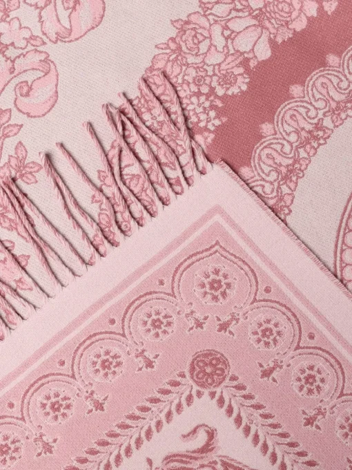 Coperta Crete de Fleur Versace Home in lana e cashmere