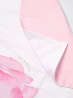 Copertina in cotone floreale Monnalisa