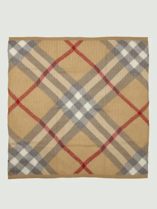 Copertina in lana di Alpaca check Burberry