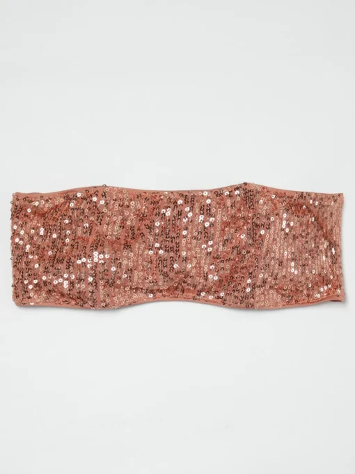 Costume da bagno bikini top con paillettes MC2 Saint Barth