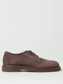 Derby Brunello Cucinelli in camoscio