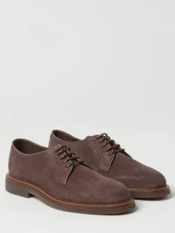 Derby Brunello Cucinelli in camoscio