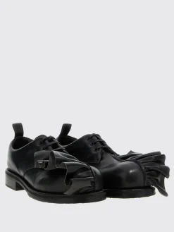 Derby Comme Des Garçons Homme Plus in pelle con drappeggio