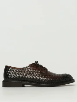 Derby Doucal's in pelle intrecciata