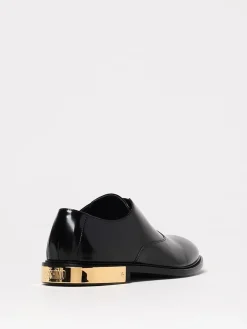 Derby Moschino Couture in pelle spazzolata
