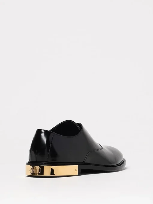 Derby Moschino Couture in pelle spazzolata