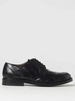 Derby Tie Bottega Veneta in pelle spazzolata intrecciata