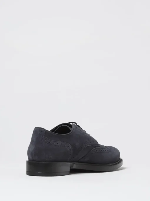 Derby Tod's in camoscio con motivo brogue