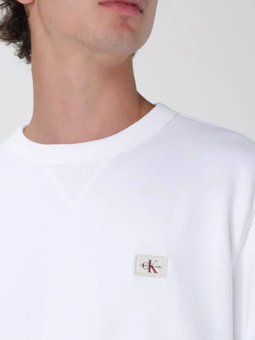 Felpa a girocollo con logo Calvin Klein Jeans