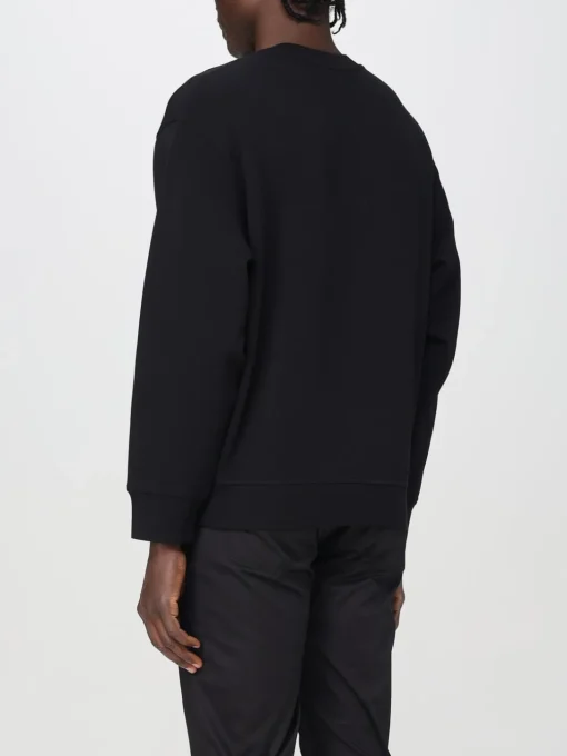Felpa a girocollo con logo Emporio Armani