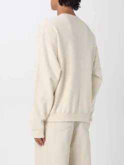 Felpa a girocollo con logo Jil Sander