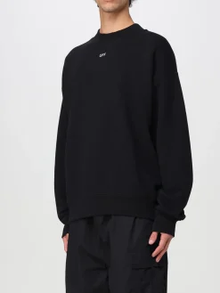 Felpa a girocollo con maxi logo Off-white